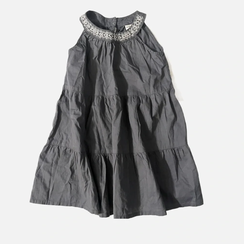 Oshkosh B'gosh Gray Lightweight Halter Dress Toddler Girls 2T